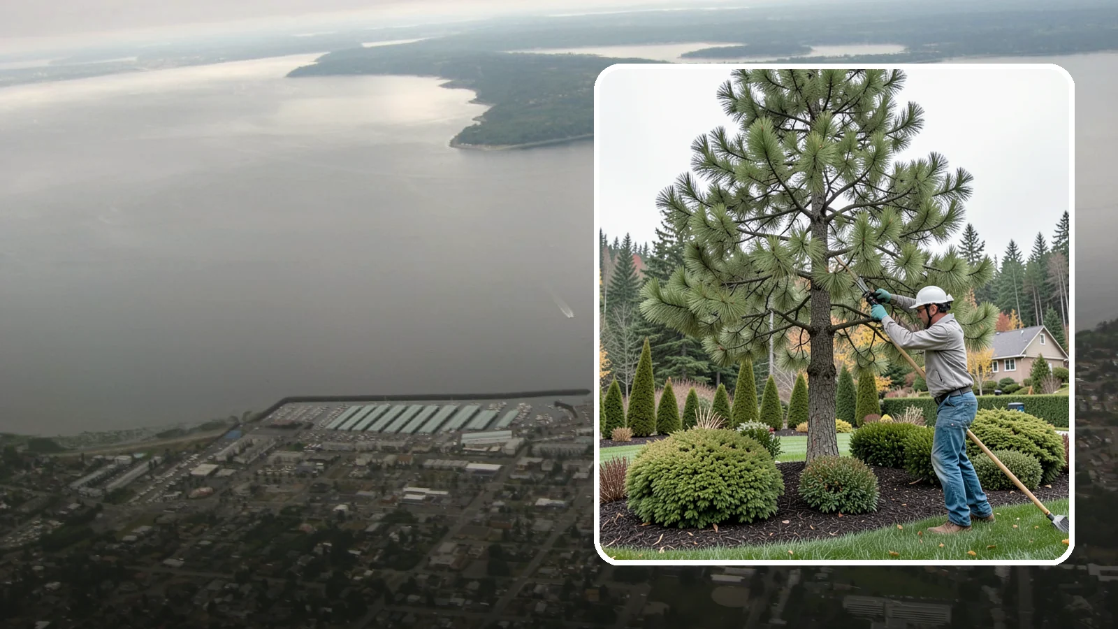 Pine Tree Pruning in Des Moines, King County, WA - Pine pruning for health, safety, and form, using techniques suited to conifers.