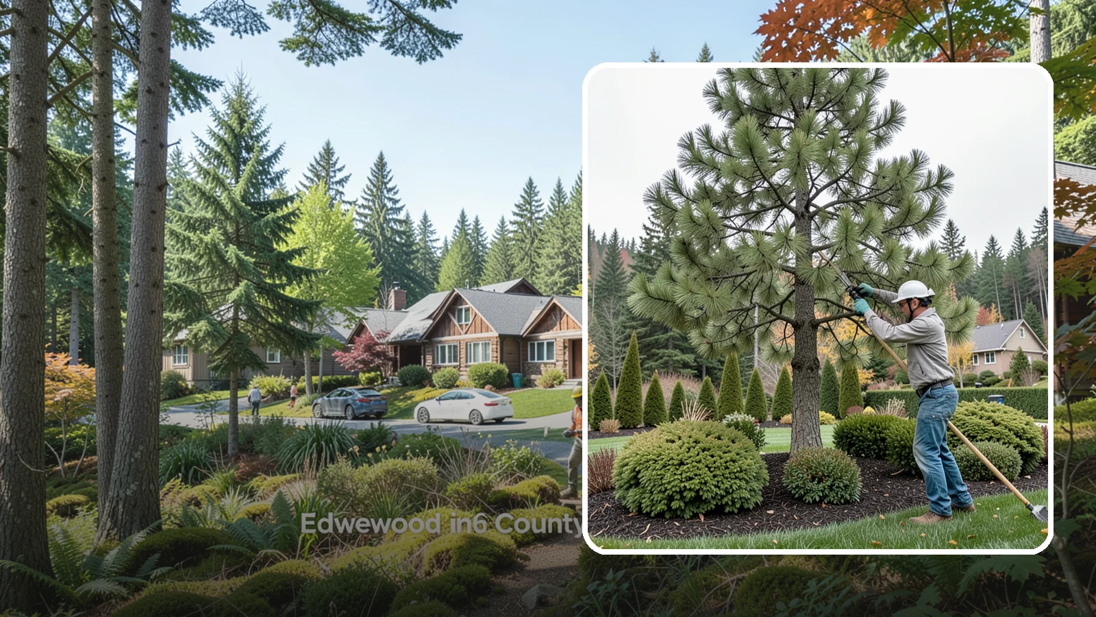 Pine Tree Pruning in Edgewood, Pierce County, WA - Pine pruning for health, safety, and form, using techniques suited to conifers.