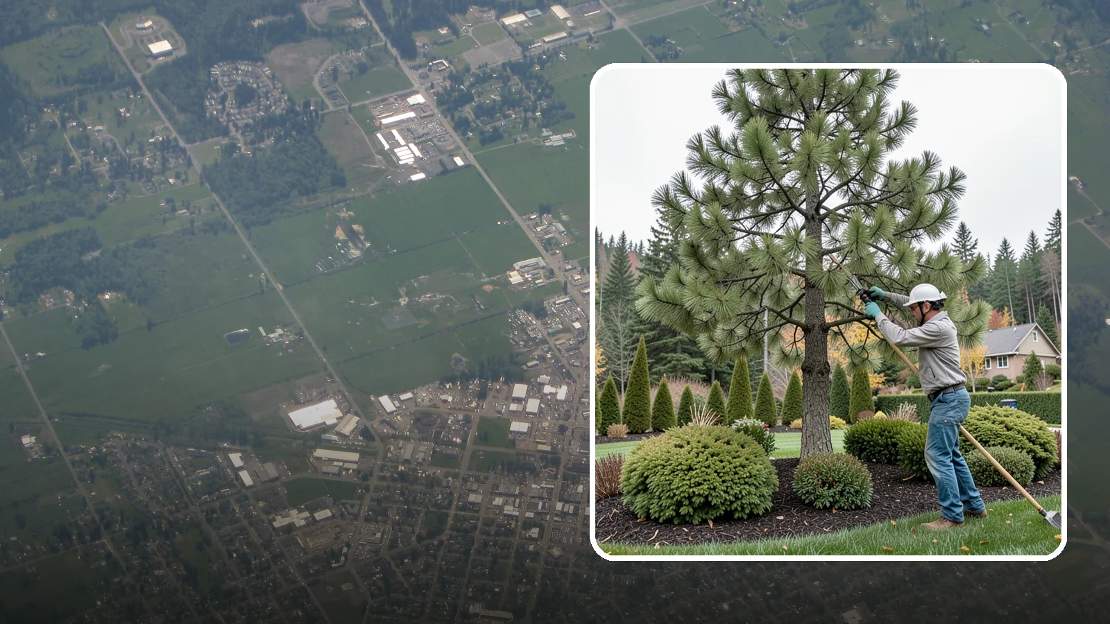 Pine Tree Pruning in Enumclaw, King County, WA - Pine pruning for health, safety, and form, using techniques suited to conifers.