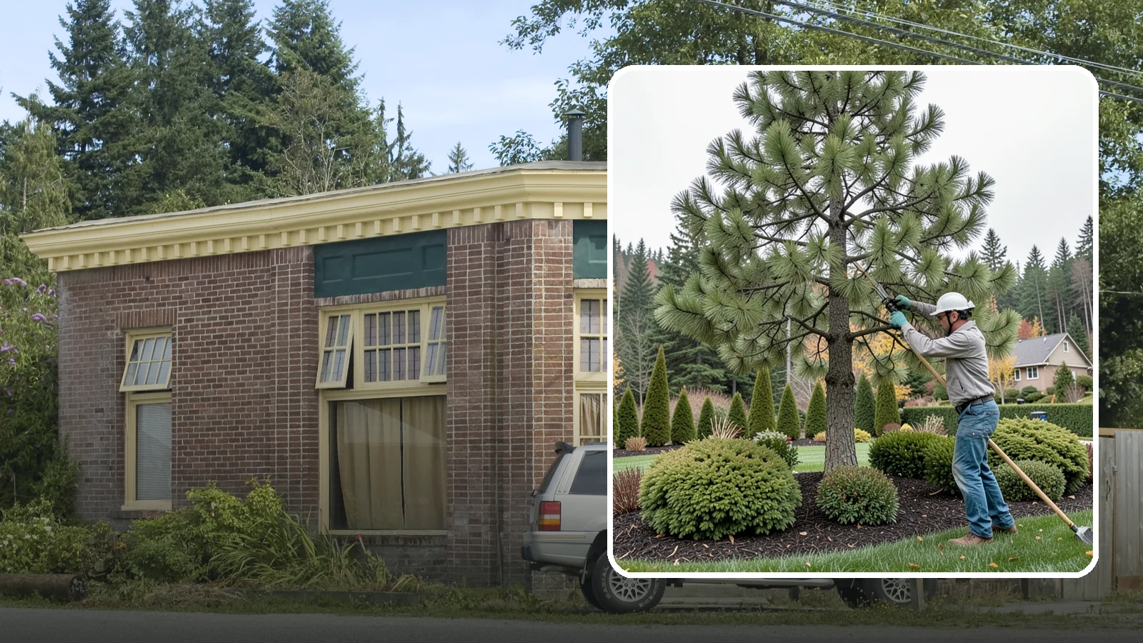 Pine Tree Pruning in Hamilton, Skagit County, WA - Pine pruning for health, safety, and form, using techniques suited to conifers.