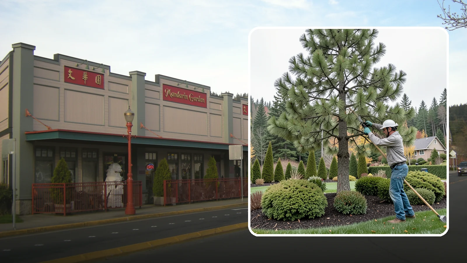 Pine Tree Pruning in Issaquah, King County, WA - Pine pruning for health, safety, and form, using techniques suited to conifers.