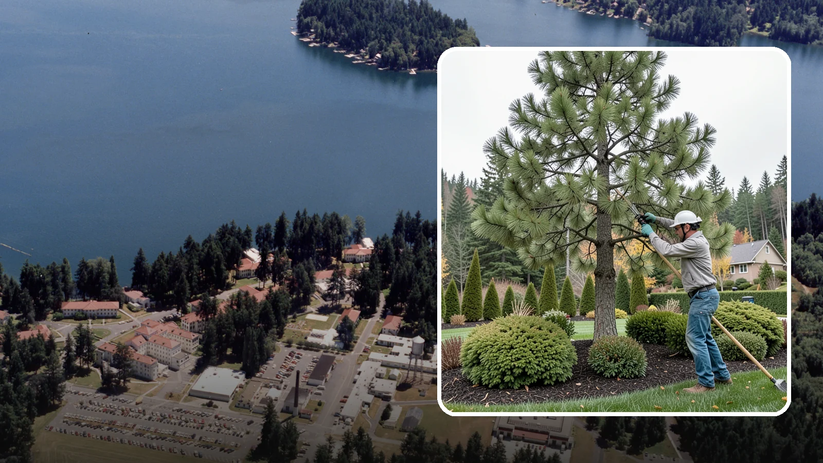 Pine Tree Pruning in Lakewood, Pierce County, WA - Pine pruning for health, safety, and form, using techniques suited to conifers.