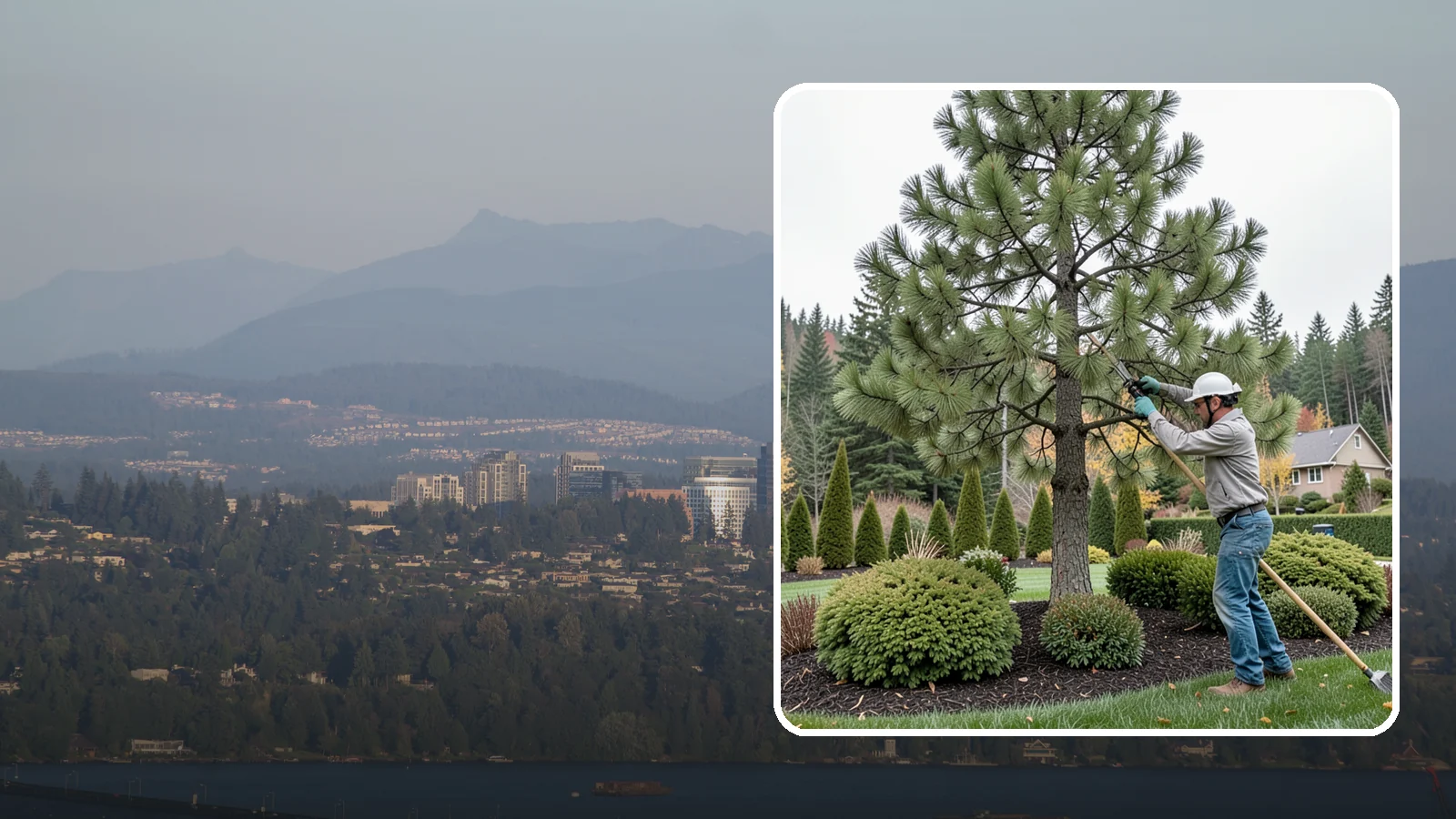 Pine Tree Pruning in Medina, King County, WA - Pine pruning for health, safety, and form, using techniques suited to conifers.