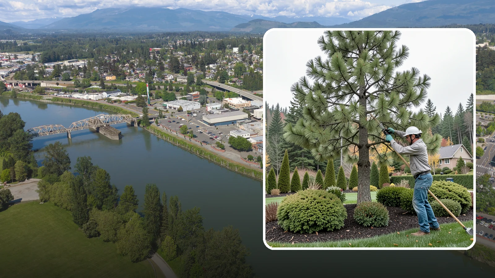 Pine Tree Pruning in Mount Vernon, Skagit County, WA - Pine pruning for health, safety, and form, using techniques suited to conifers.
