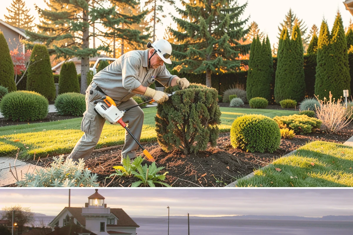 Pine Tree Pruning in Mukilteo, Snohomish County, WA - Deadwood any time