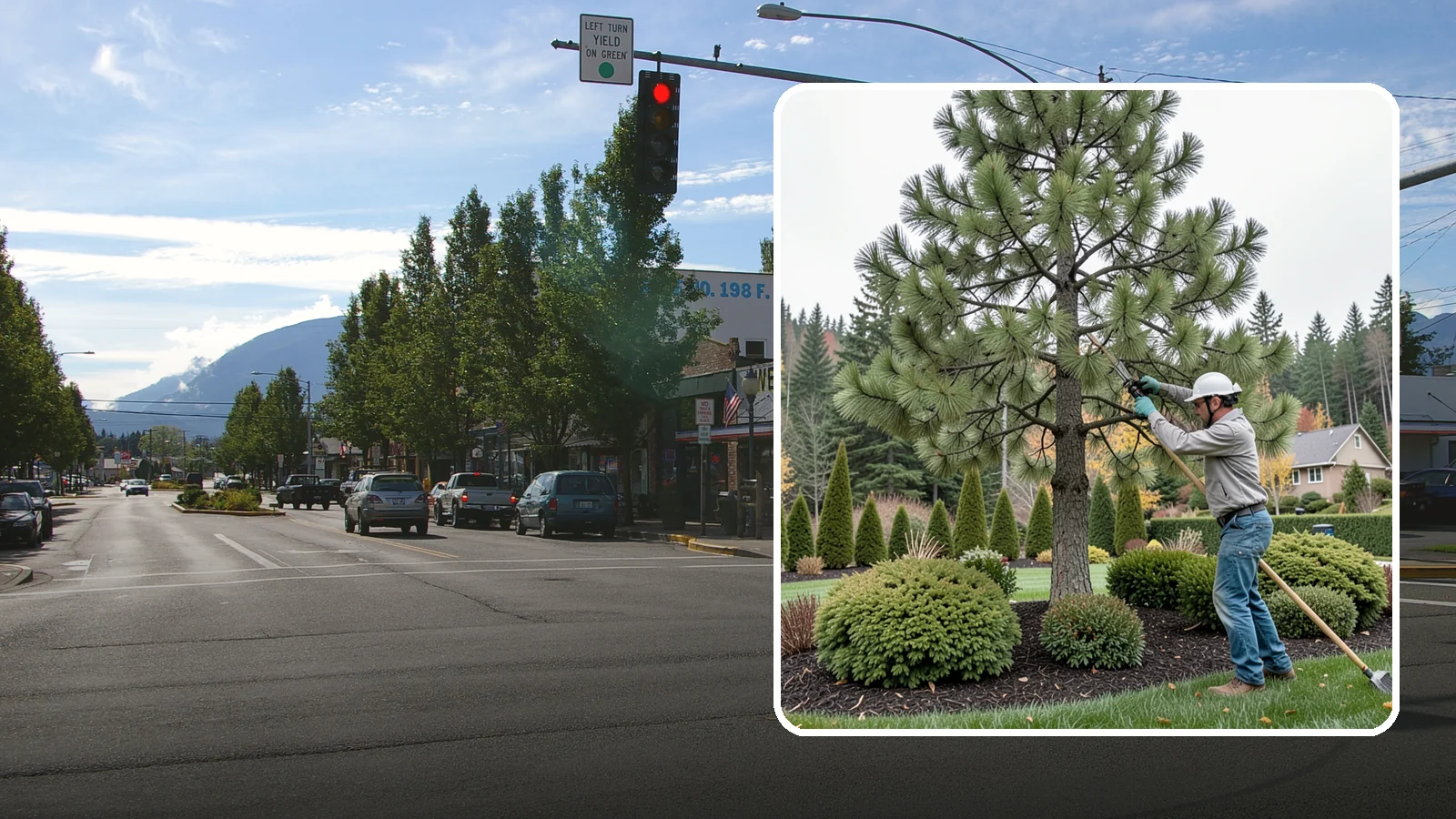 Pine Tree Pruning in North Bend, King County, WA - Pine pruning for health, safety, and form, using techniques suited to conifers.