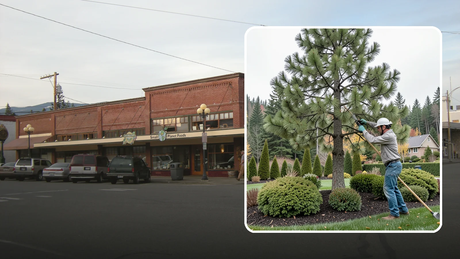 Pine Tree Pruning in Sedro-Woolley, Skagit County, WA - Pine pruning for health, safety, and form, using techniques suited to conifers.
