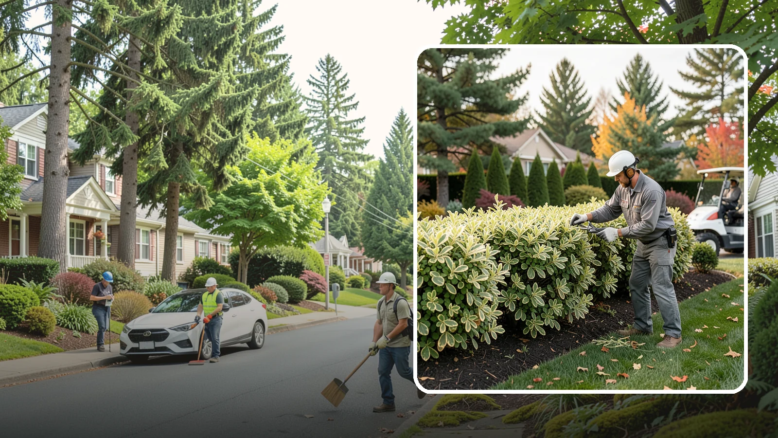 Pittosporum Trimming in Beaux Arts Village, King County, WA - Detail-oriented pittosporum trimming that shapes this refined evergreen hedge while protecting its delicate variegated or wavy...