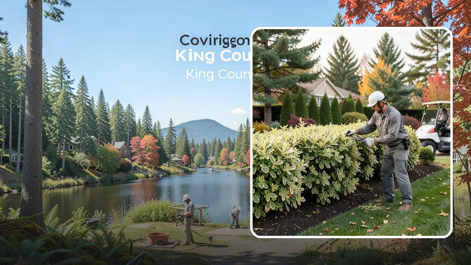 Pittosporum Trimming in Covington, King County, WA - Detail-oriented pittosporum trimming that shapes this refined evergreen hedge while protecting its delicate variegated or wavy...