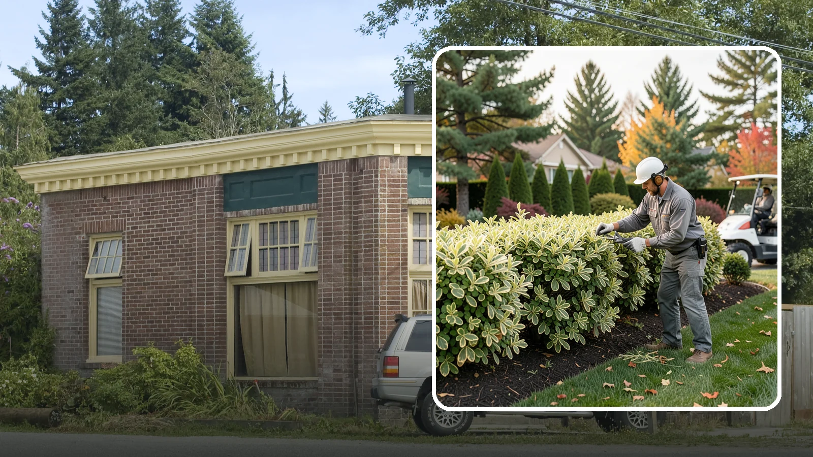 Pittosporum Trimming in Hamilton, Skagit County, WA - Detail-oriented pittosporum trimming that shapes this refined evergreen hedge while protecting its delicate variegated or wavy...
