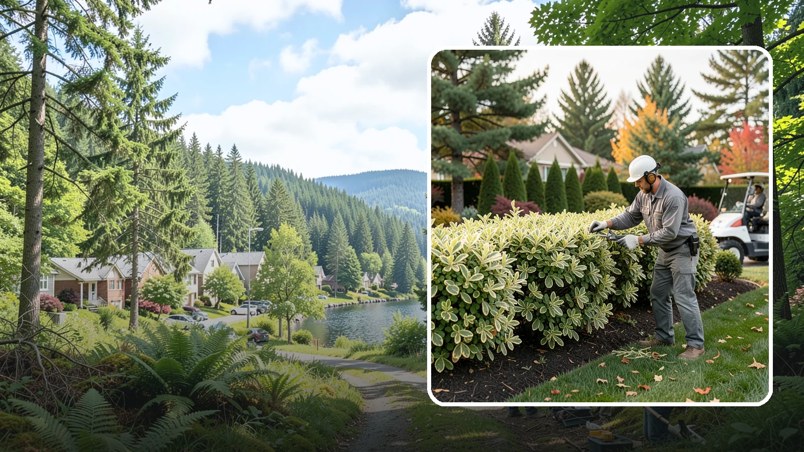 Pittosporum Trimming in Lake Forest Park, King County, WA - Detail-oriented pittosporum trimming that shapes this refined evergreen hedge while protecting its delicate variegated or wavy...