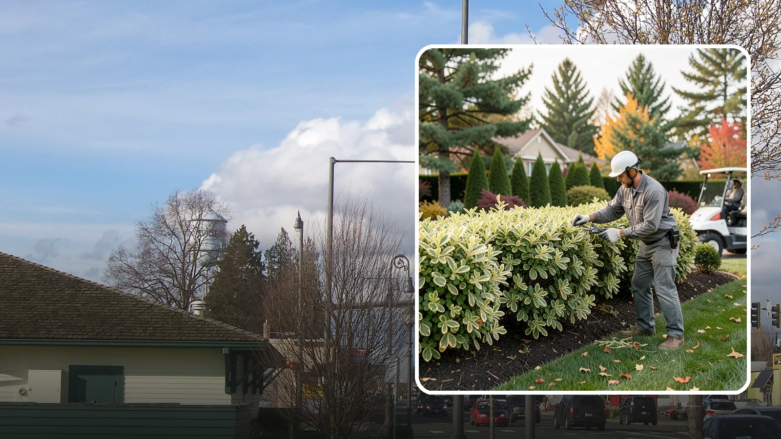 Pittosporum Trimming in Marysville, Snohomish County, WA - Detail-oriented pittosporum trimming that shapes this refined evergreen hedge while protecting its delicate variegated or wavy...
