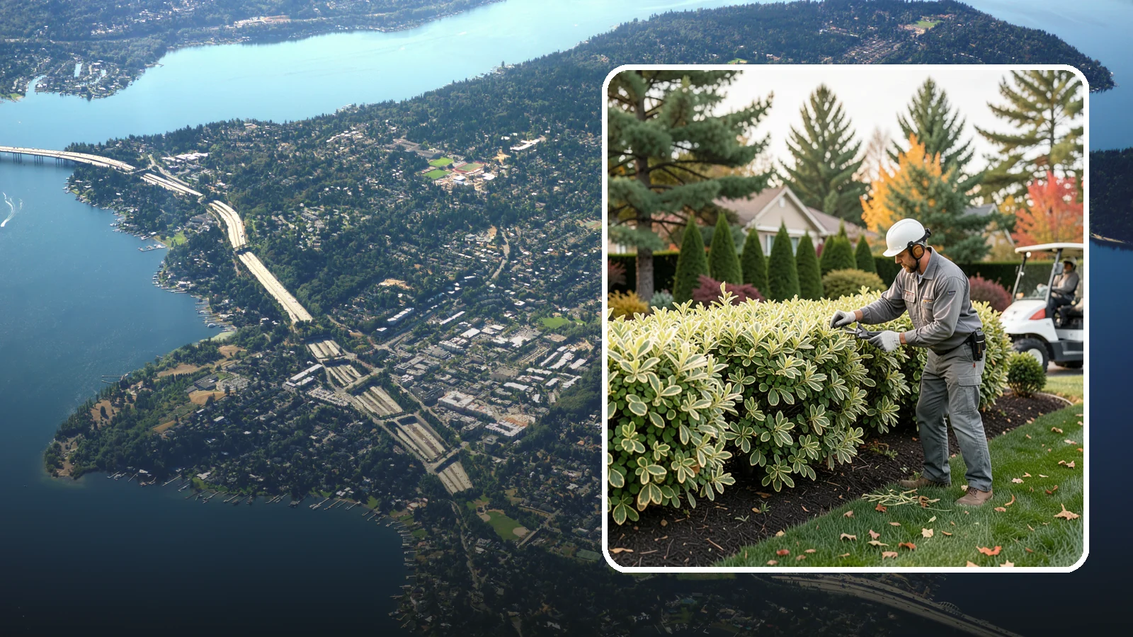 Pittosporum Trimming in Mercer Island, King County, WA - Detail-oriented pittosporum trimming that shapes this refined evergreen hedge while protecting its delicate variegated or wavy...