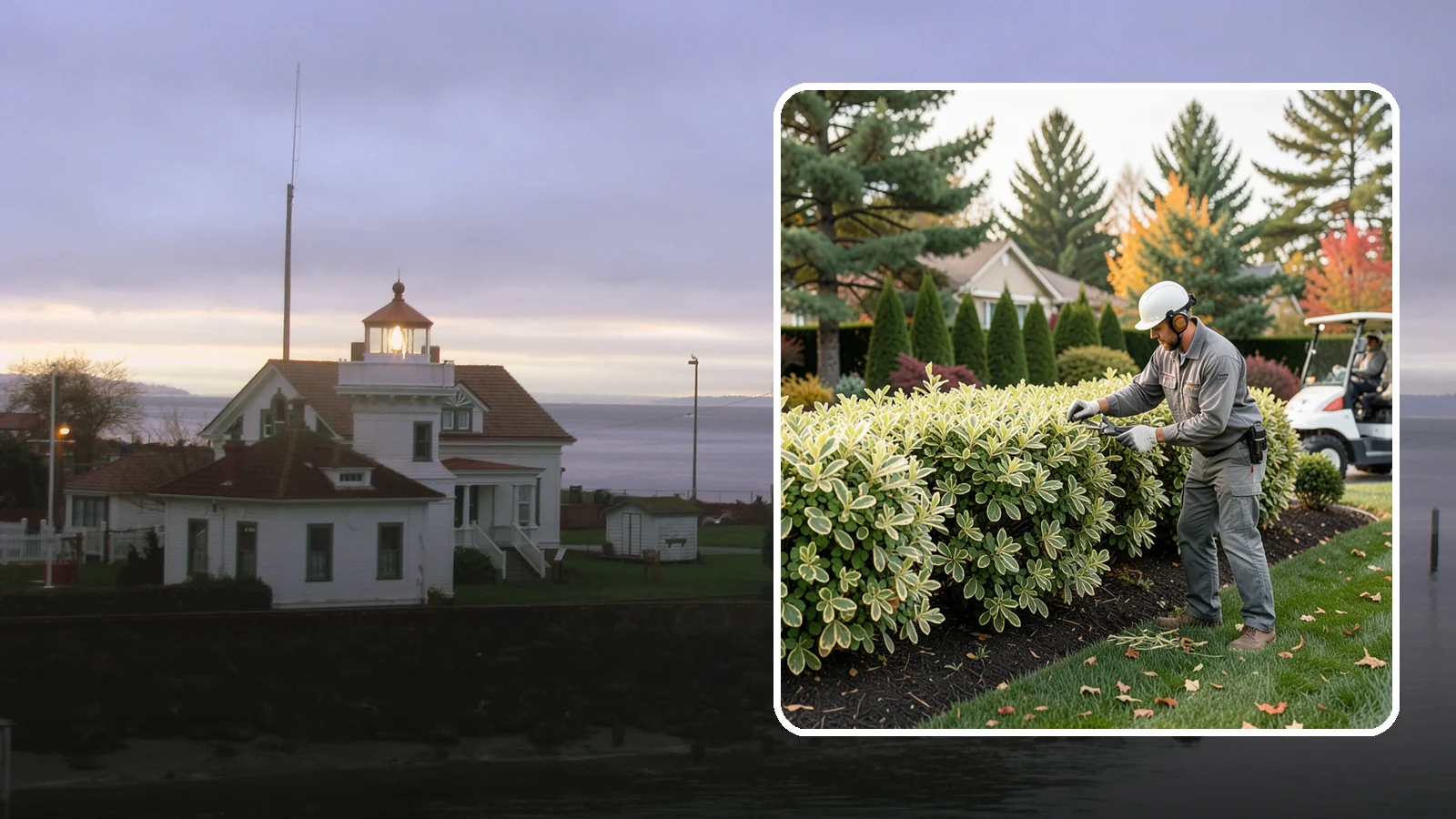 Pittosporum Trimming in Mukilteo, Snohomish County, WA - Detail-oriented pittosporum trimming that shapes this refined evergreen hedge while protecting its delicate variegated or wavy...