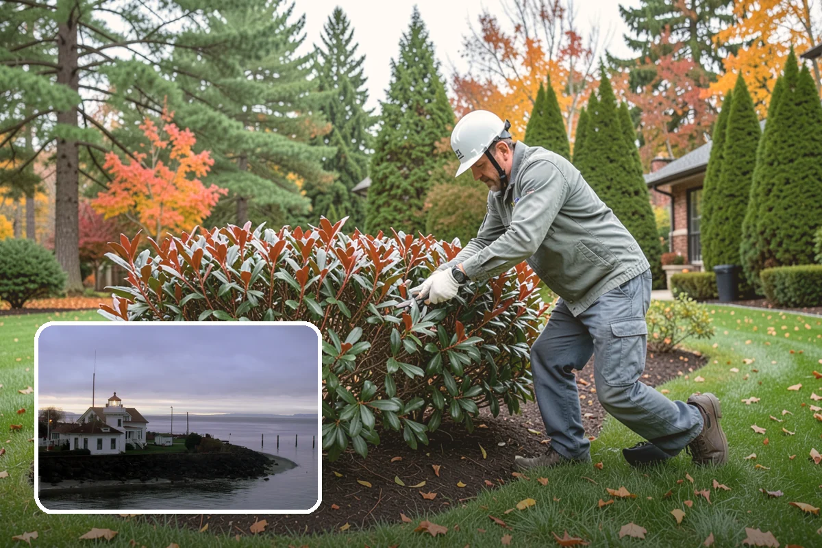 Pittosporum Trimming in Mukilteo, Snohomish County, WA - Maintains a refined, compact evergreen shape