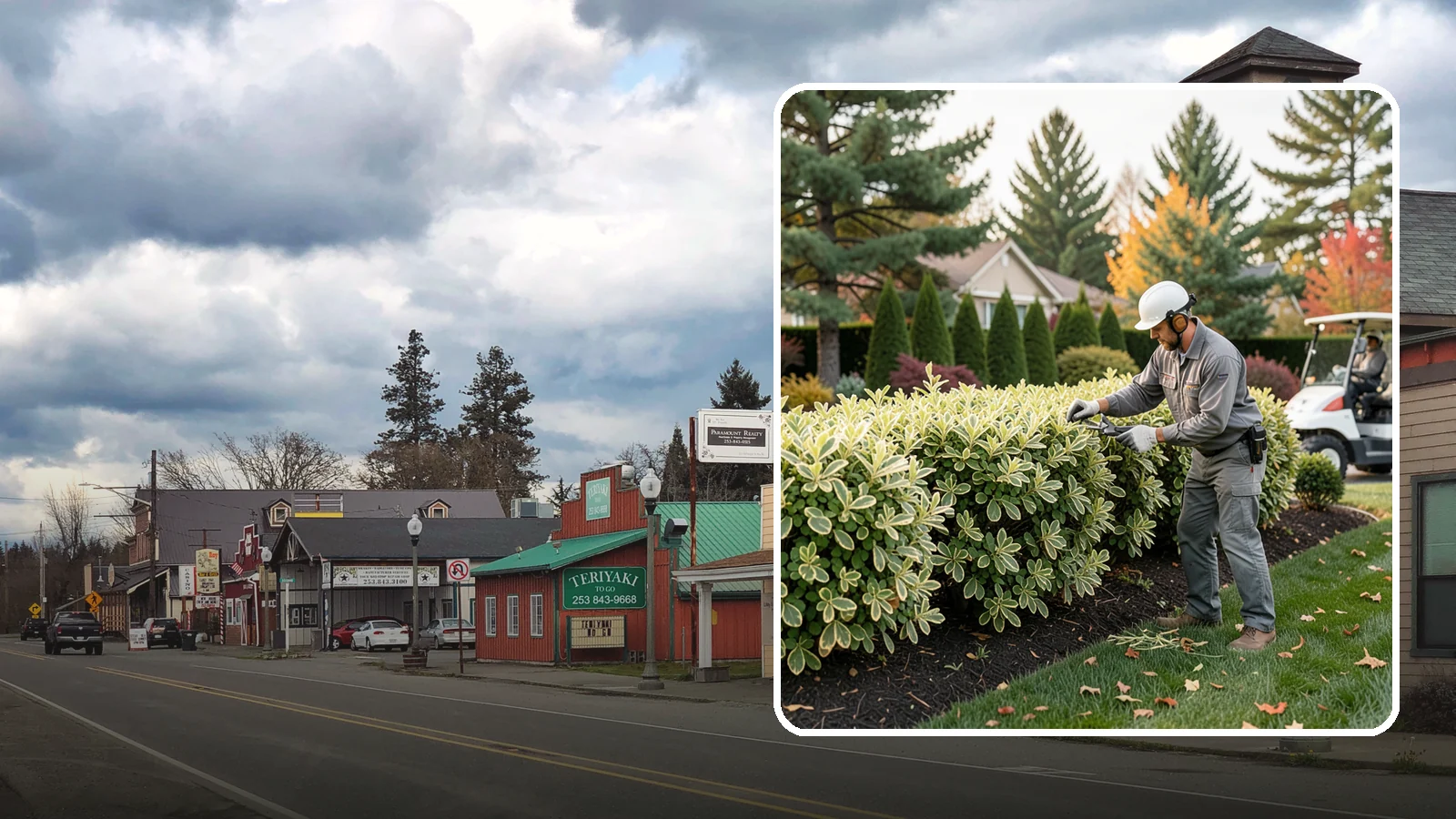 Pittosporum Trimming in Roy, Pierce County, WA - Detail-oriented pittosporum trimming that shapes this refined evergreen hedge while protecting its delicate variegated or wavy...