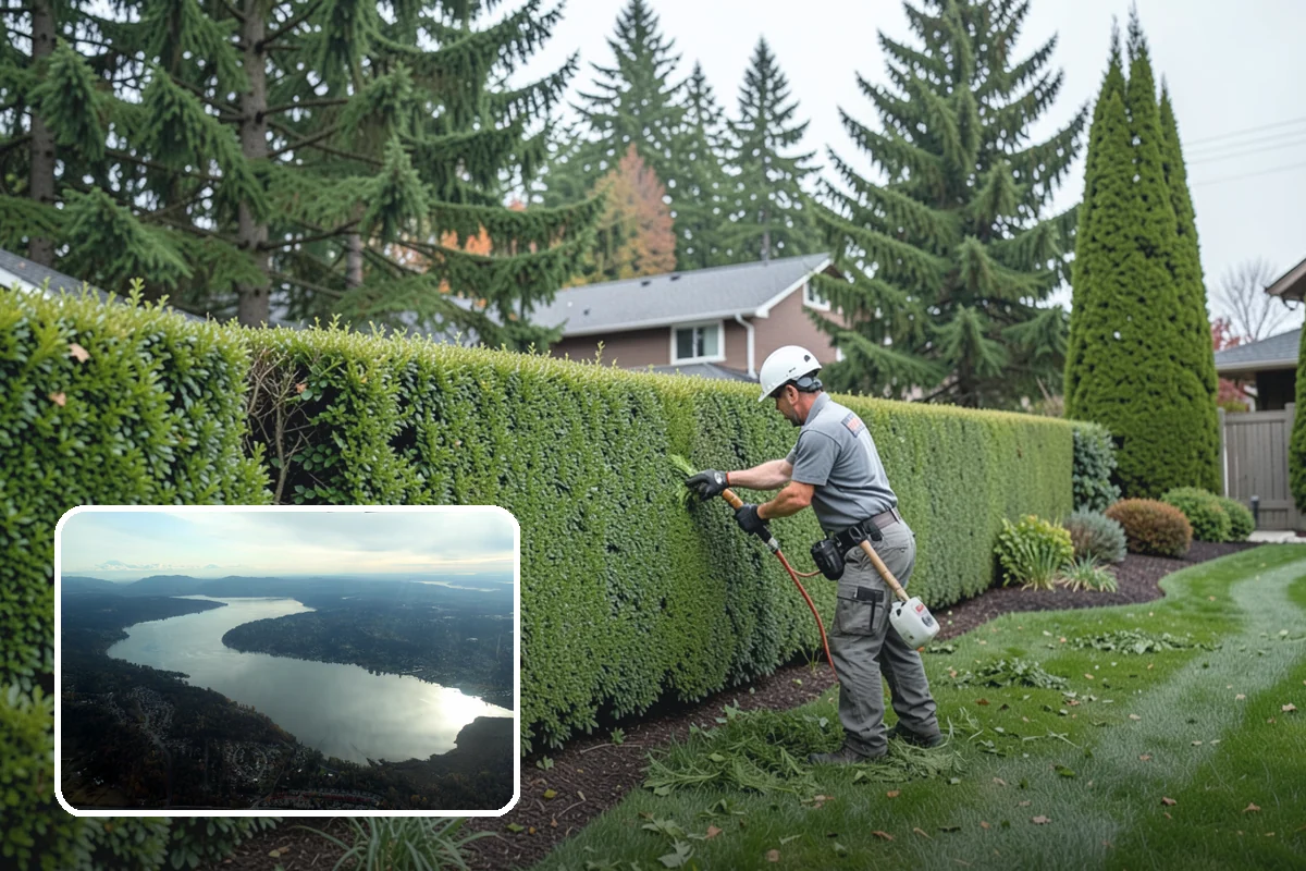Pittosporum Trimming in Sammamish, King County, WA - Maintains a refined, compact evergreen shape