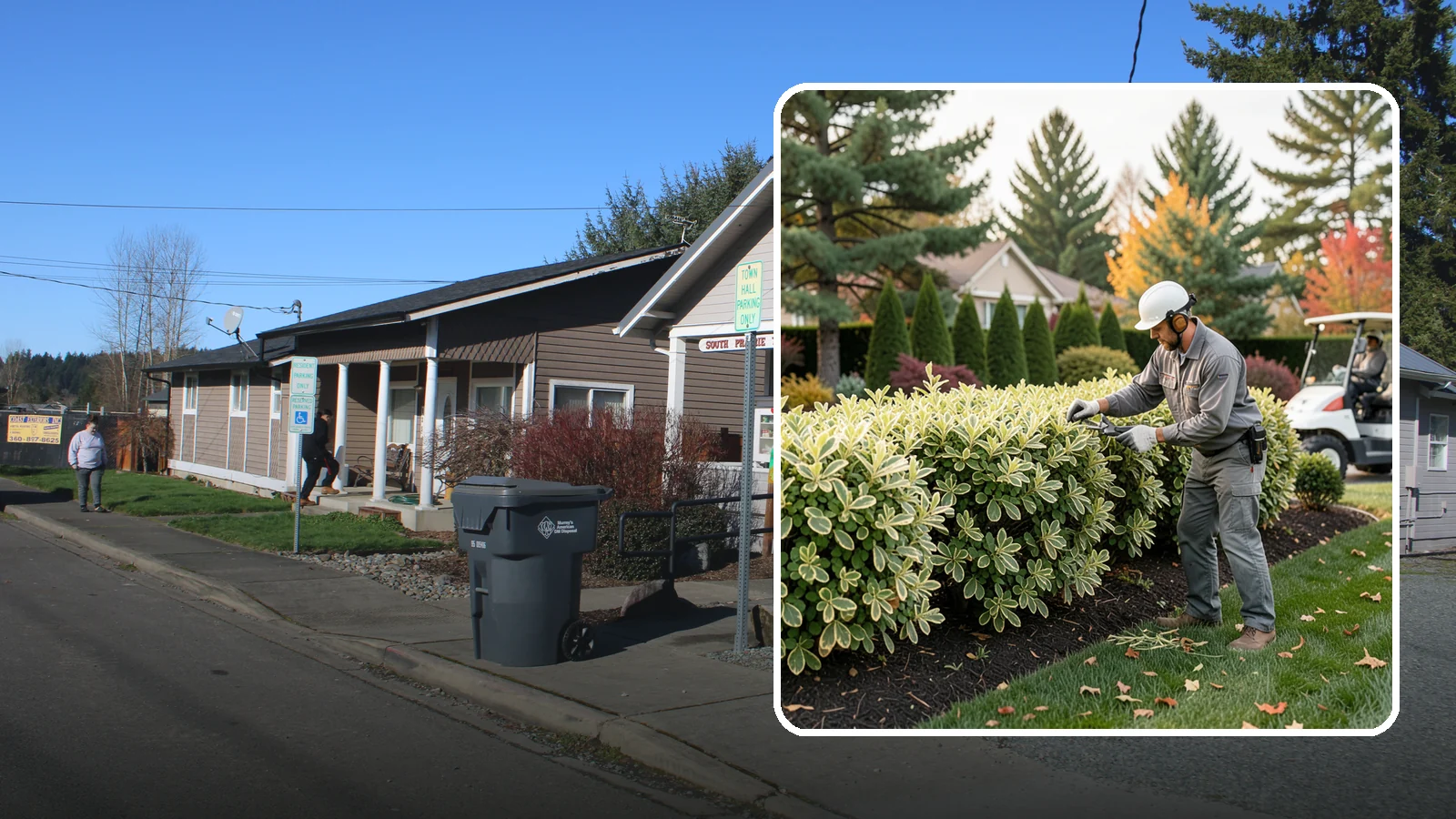 Pittosporum Trimming in South Prairie, Pierce County, WA - Detail-oriented pittosporum trimming that shapes this refined evergreen hedge while protecting its delicate variegated or wavy...