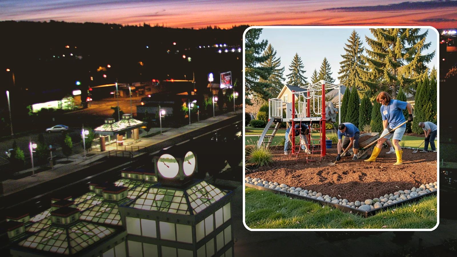 Playground Mulch Installation in Auburn, King County, WA - We install certified engineered wood fiber playground mulch that cushions falls and meets safety standards for play areas.