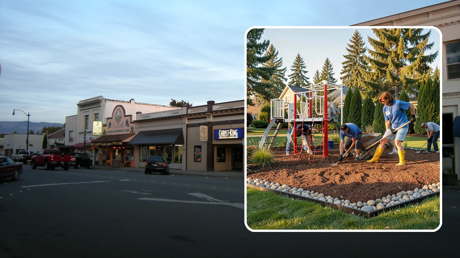 Playground Mulch Installation in Burlington, Skagit County, WA - We install certified engineered wood fiber playground mulch that cushions falls and meets safety standards for play areas.