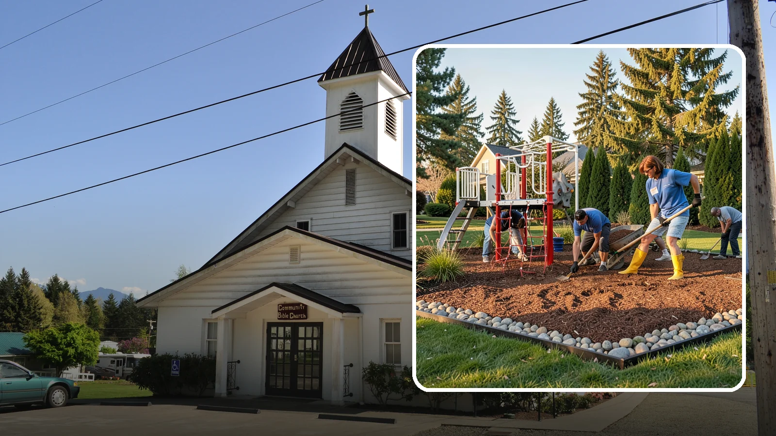 Playground Mulch Installation in Concrete, Skagit County, WA - We install certified engineered wood fiber playground mulch that cushions falls and meets safety standards for play areas.