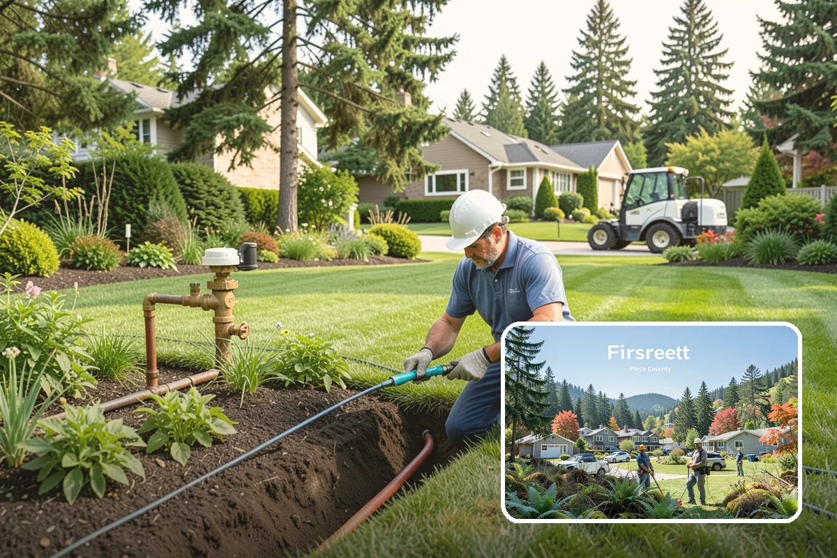 Playground Mulch Installation in Fircrest, Pierce County, WA - Cushions falls under play equipment to reduce injury risk