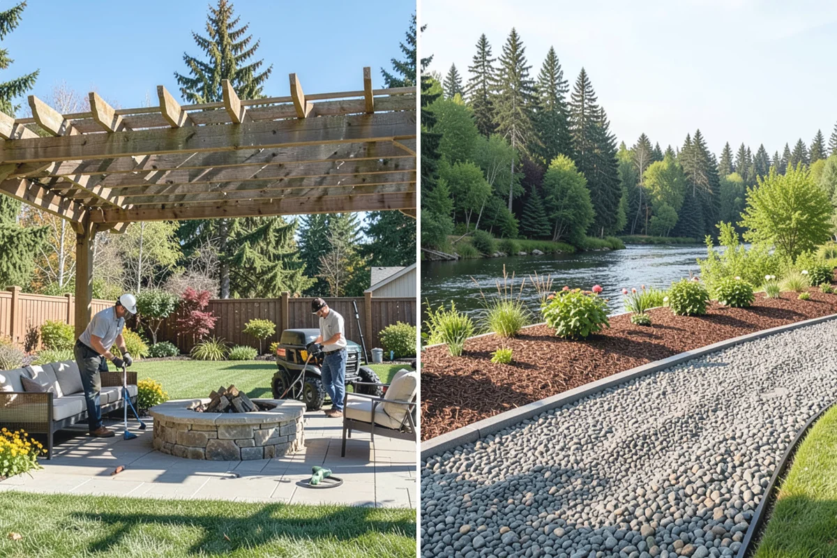 Playground Mulch Installation in Granite Falls, Snohomish County, WA - Confirm equipment fall height to determine required mulch depth