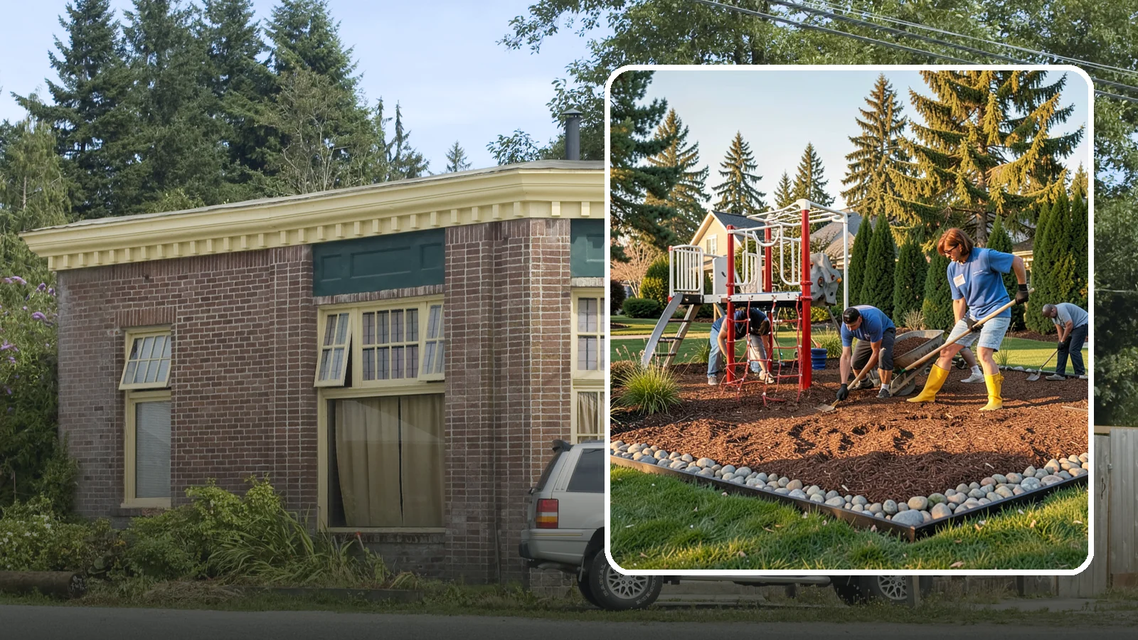 Playground Mulch Installation in Hamilton, Skagit County, WA - We install certified engineered wood fiber playground mulch that cushions falls and meets safety standards for play areas.