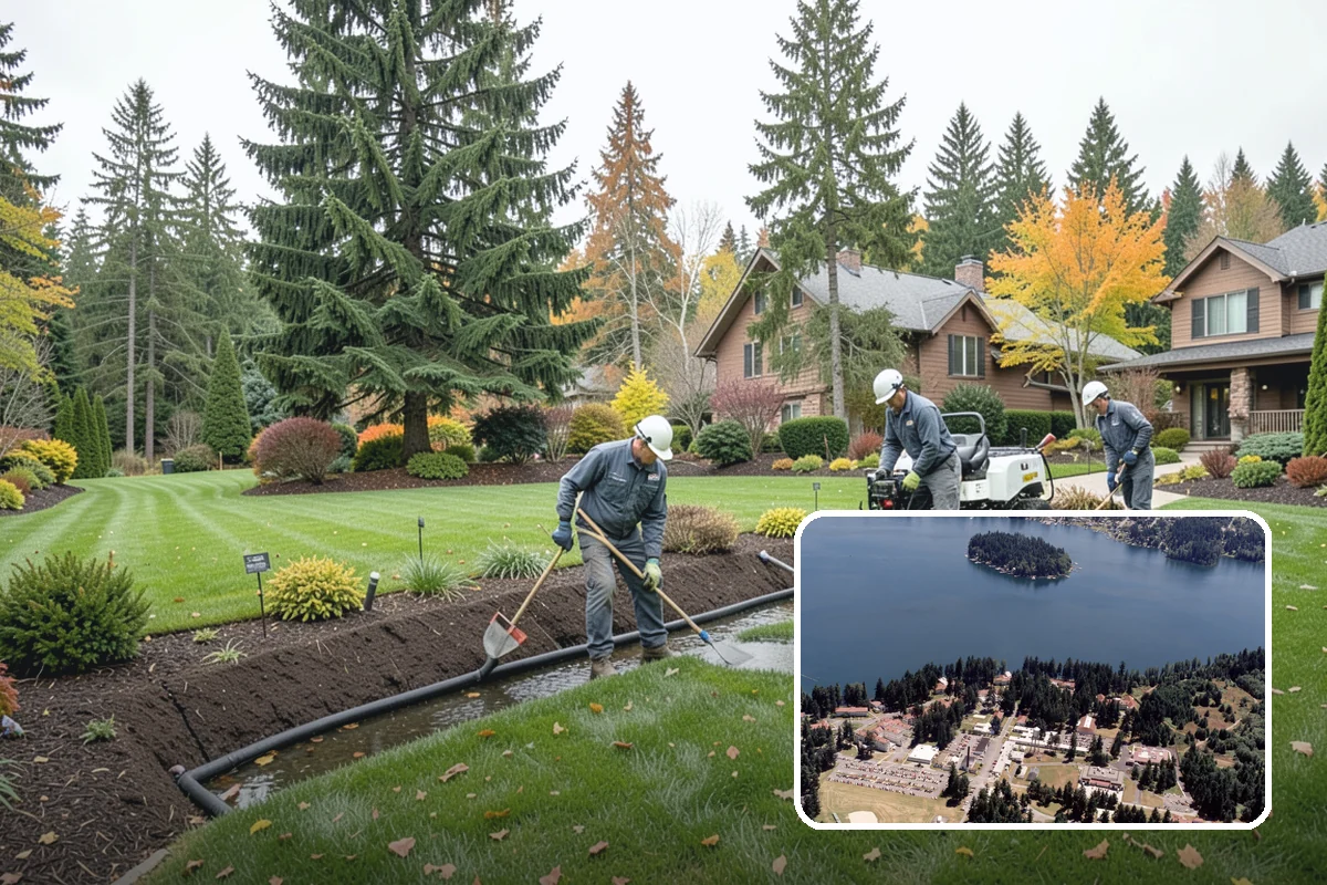 Playground Mulch Installation in Lakewood, Pierce County, WA - Cushions falls under play equipment to reduce injury risk