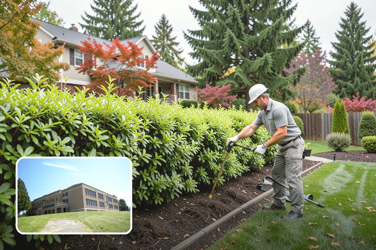 Playground Mulch Installation in Maple Valley, King County, WA - Cushions falls under play equipment to reduce injury risk