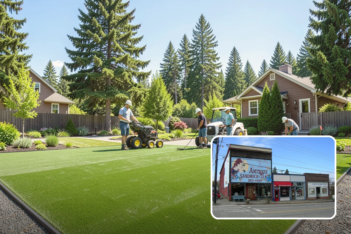 Playground Mulch Installation in Ruston, Pierce County, WA - Cushions falls under play equipment to reduce injury risk