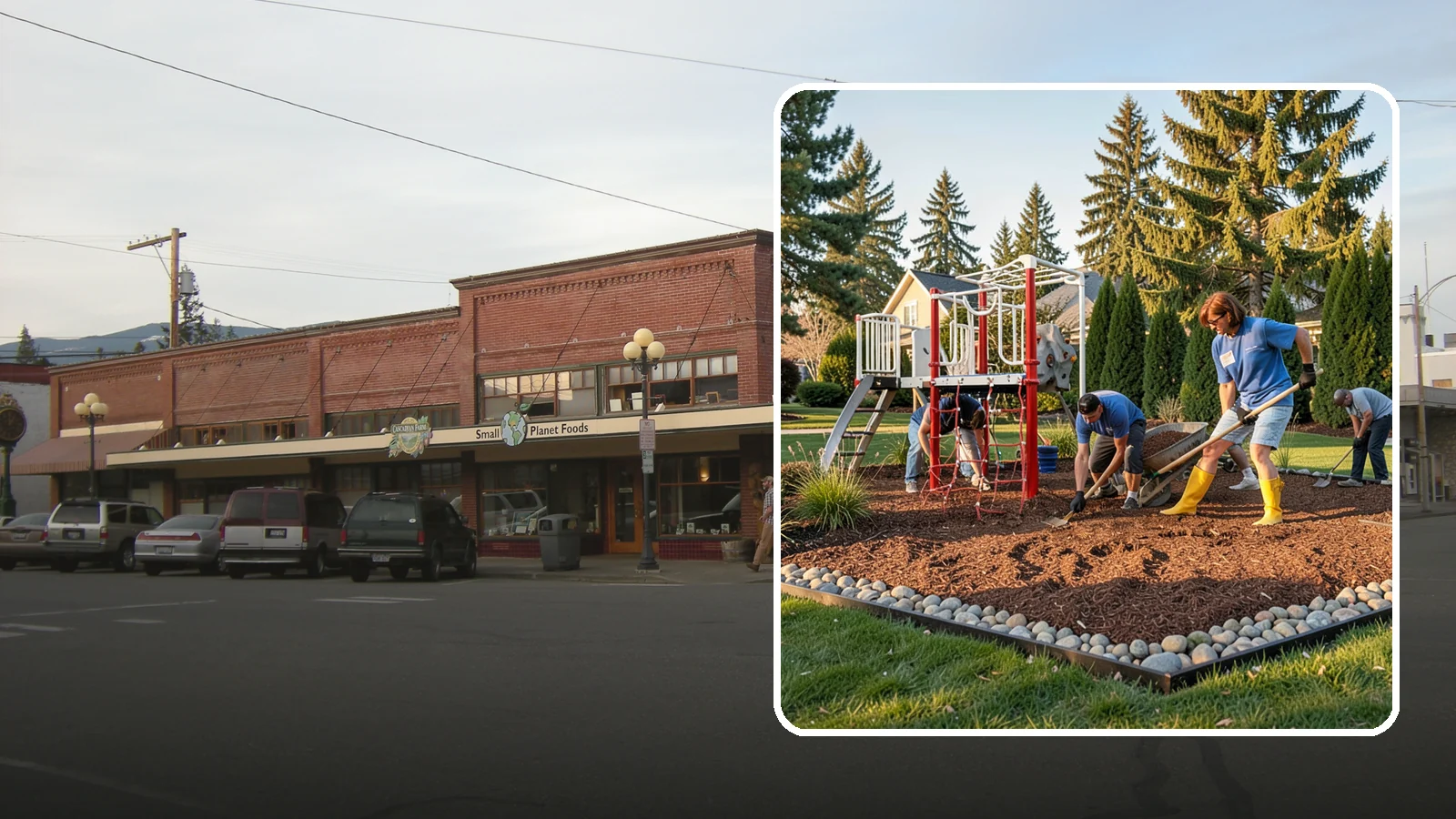 Playground Mulch Installation in Sedro-Woolley, Skagit County, WA - We install certified engineered wood fiber playground mulch that cushions falls and meets safety standards for play areas.