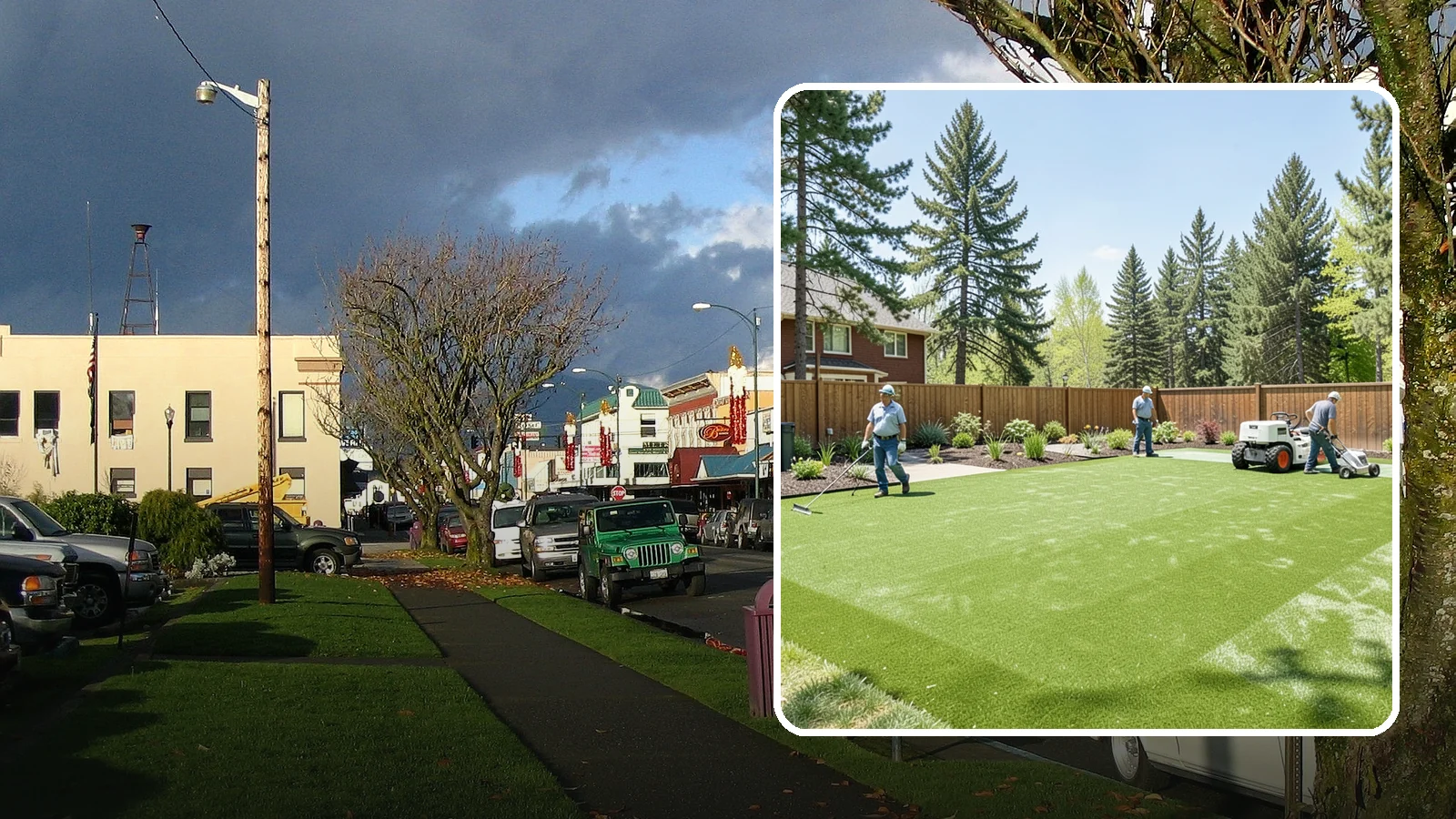 Playground Turf Installation in Arlington, Snohomish County, WA - Safe, cushioned playground turf with impact padding for a soft, clean, all-weather play surface.