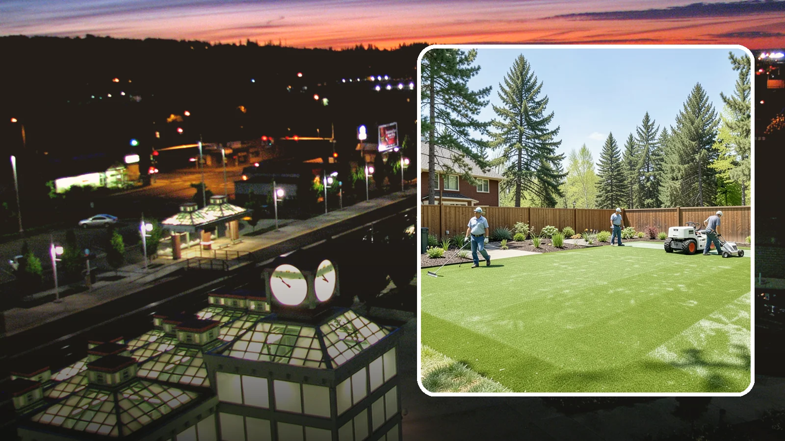 Playground Turf Installation in Auburn, King County, WA - Safe, cushioned playground turf with impact padding for a soft, clean, all-weather play surface.