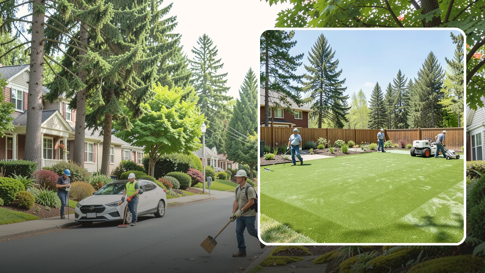 Playground Turf Installation in Beaux Arts Village, King County, WA - Safe, cushioned playground turf with impact padding for a soft, clean, all-weather play surface.