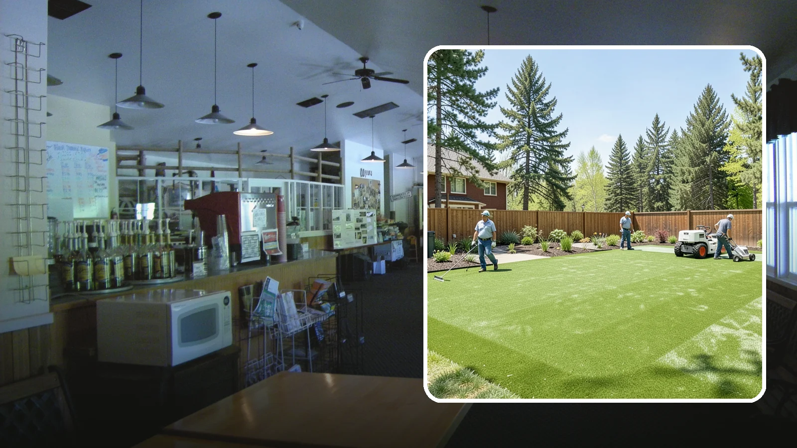 Playground Turf Installation in Black Diamond, King County, WA - Safe, cushioned playground turf with impact padding for a soft, clean, all-weather play surface.