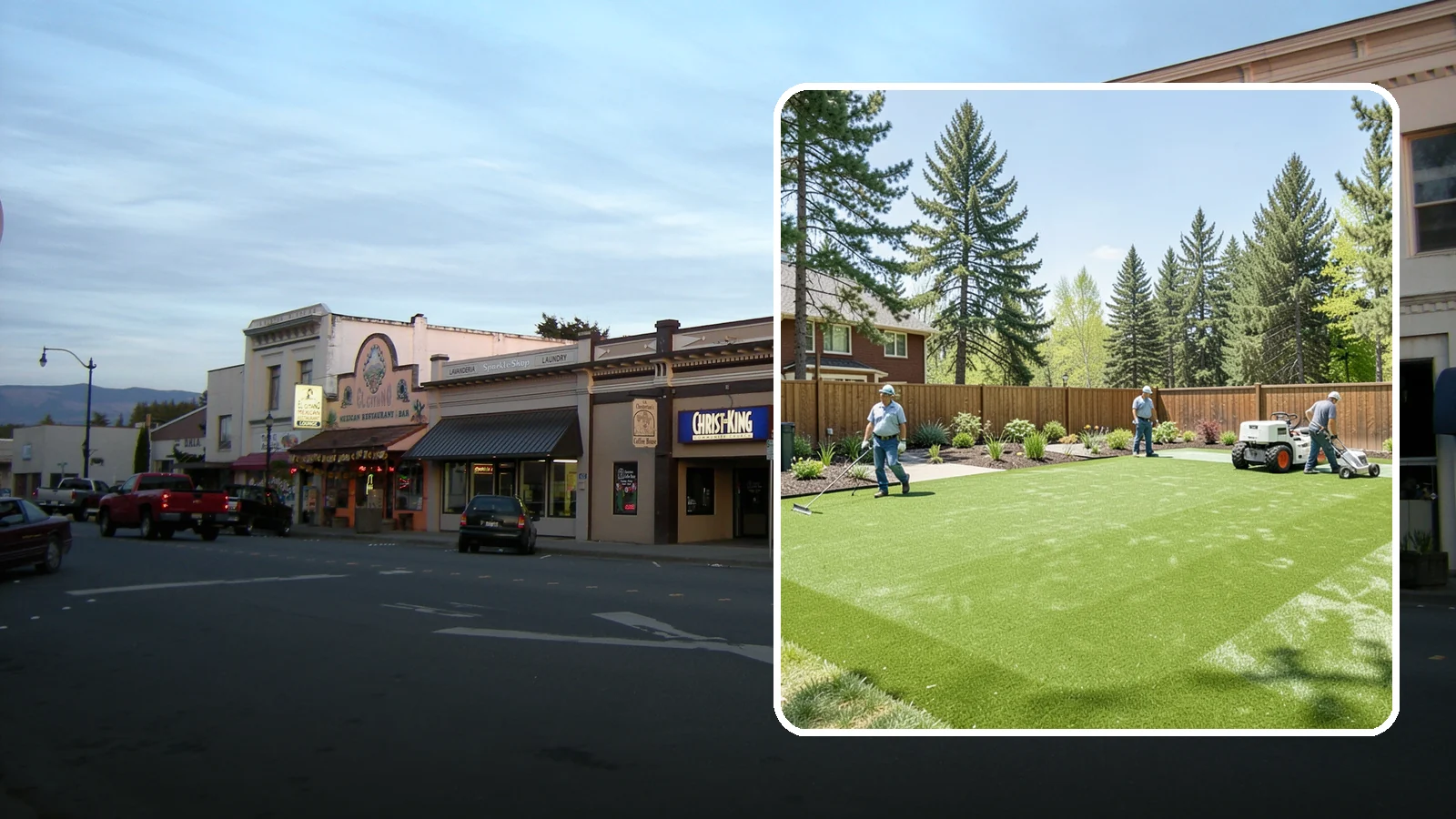 Playground Turf Installation in Burlington, Skagit County, WA - Safe, cushioned playground turf with impact padding for a soft, clean, all-weather play surface.