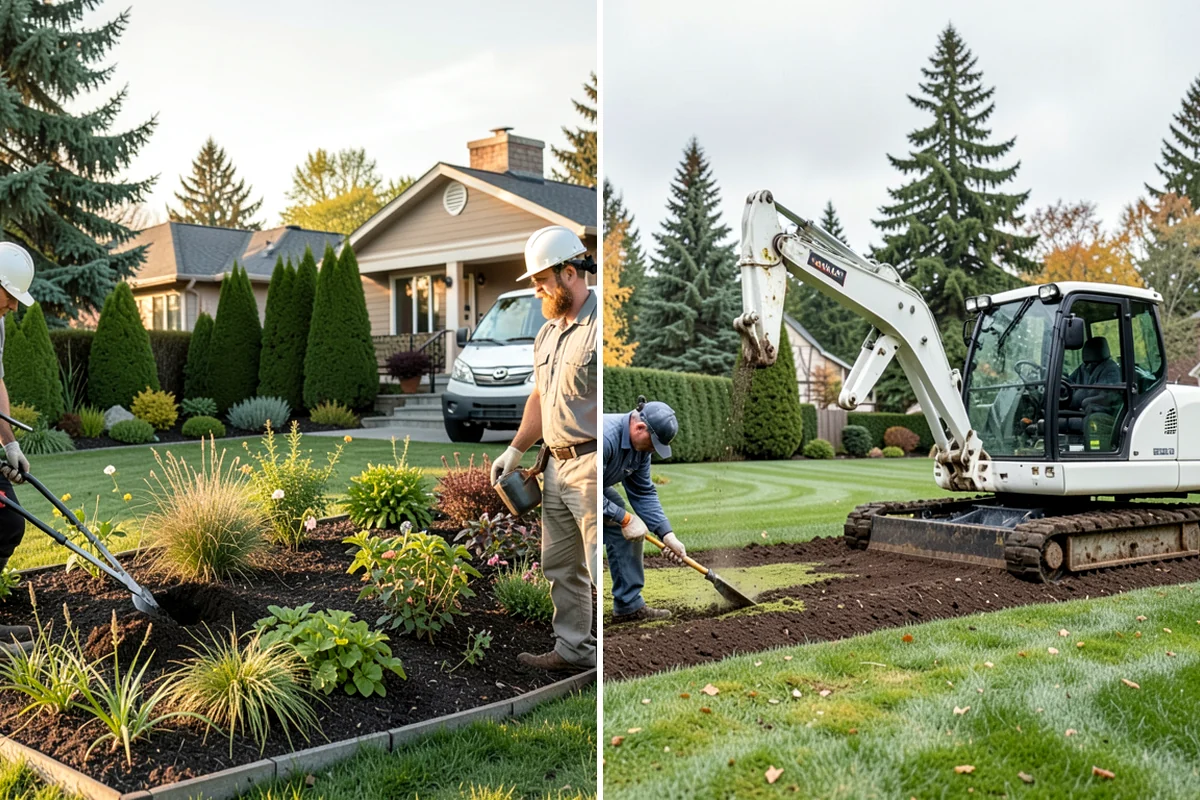 Playground Turf Installation in DuPont, Pierce County, WA - Excavate and prep the play area