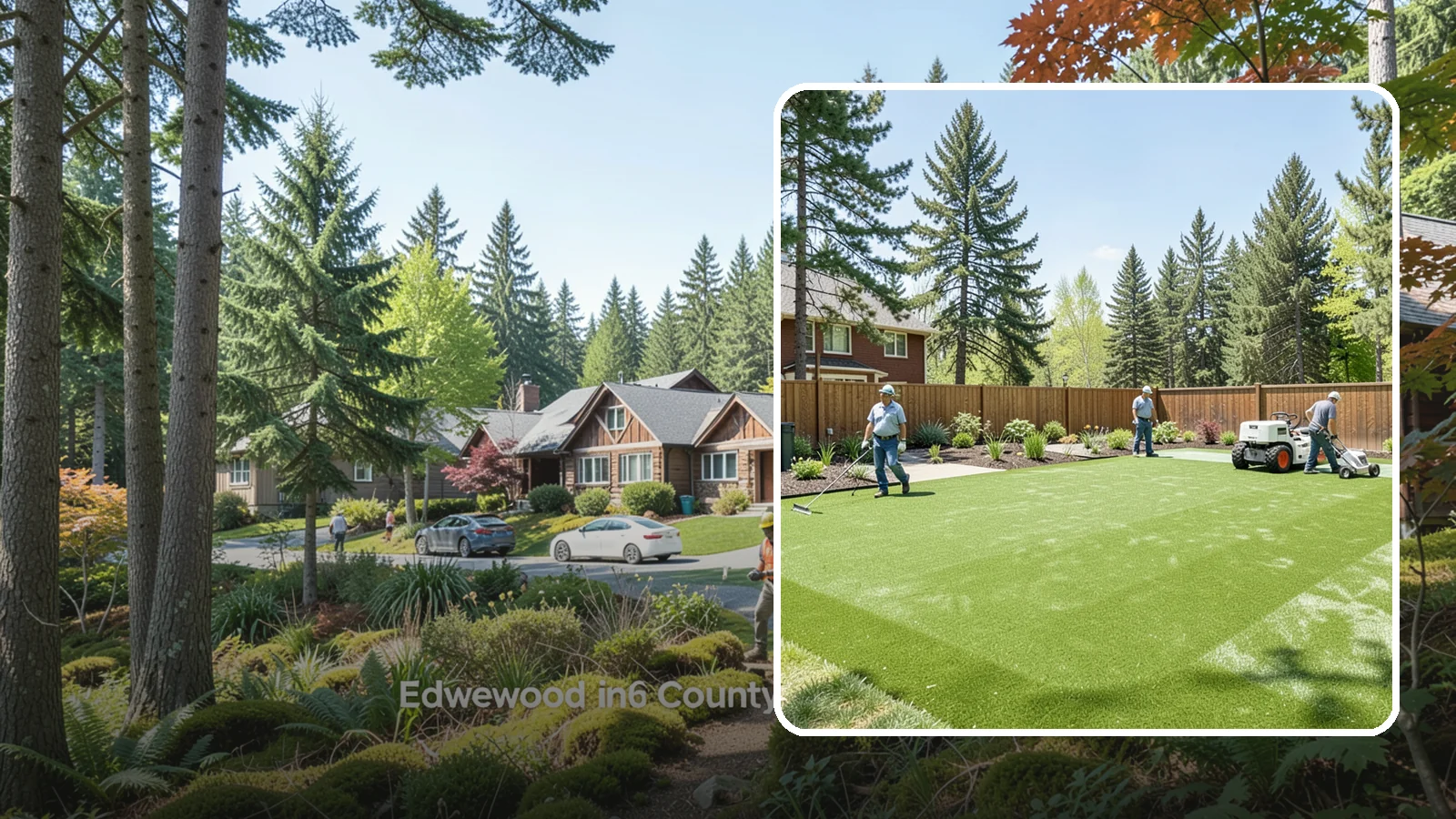 Playground Turf Installation in Edgewood, Pierce County, WA - Safe, cushioned playground turf with impact padding for a soft, clean, all-weather play surface.