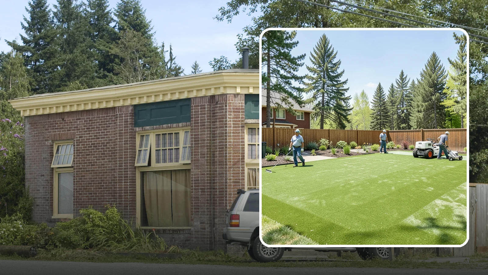 Playground Turf Installation in Hamilton, Skagit County, WA - Safe, cushioned playground turf with impact padding for a soft, clean, all-weather play surface.