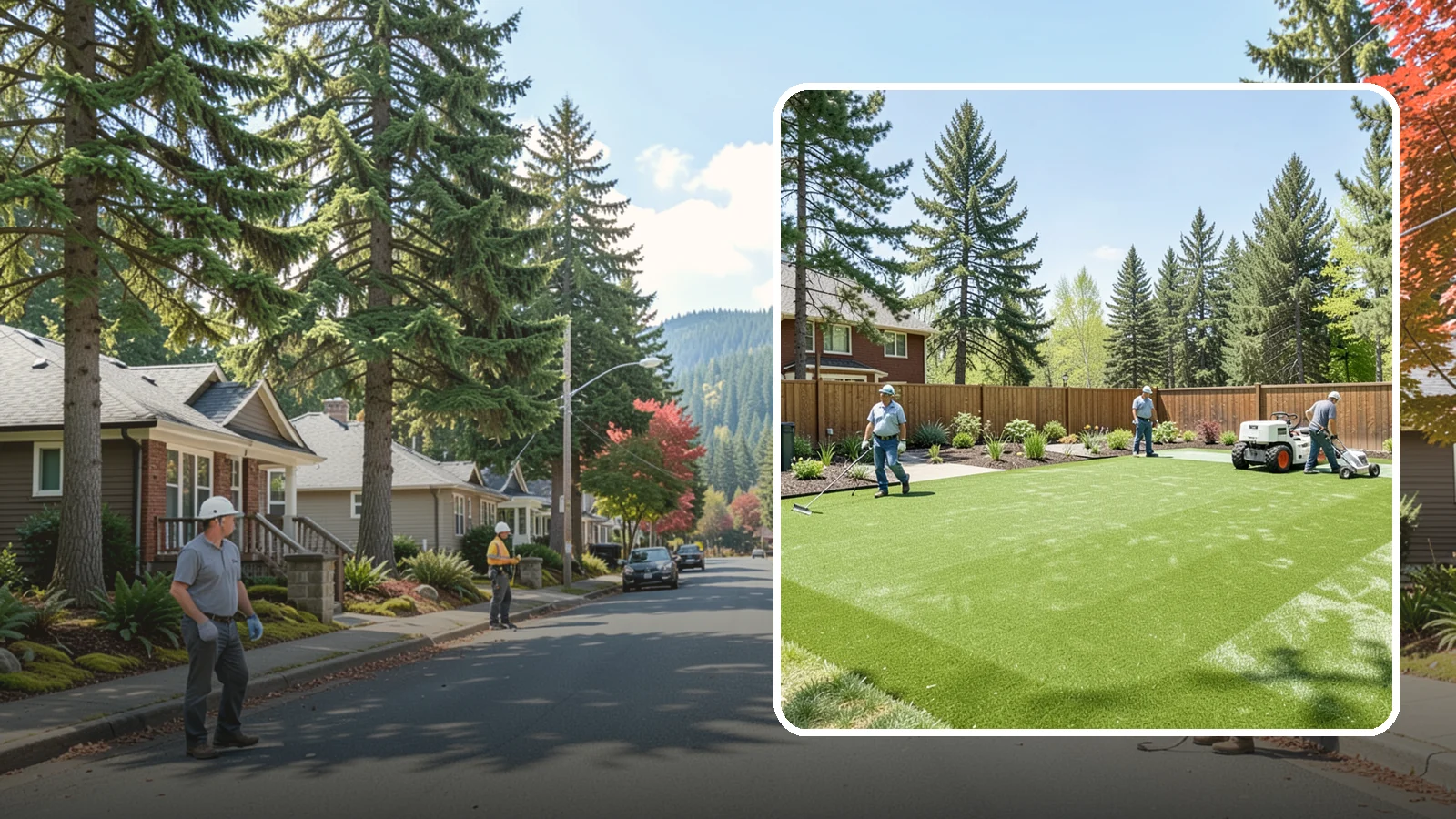Playground Turf Installation in Hunts Point, King County, WA - Safe, cushioned playground turf with impact padding for a soft, clean, all-weather play surface.