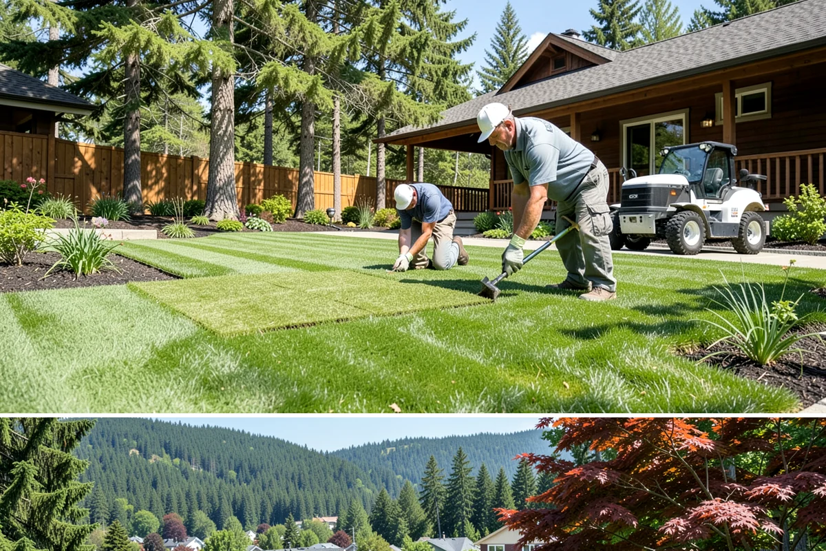 Playground Turf Installation in Index, Snohomish County, WA - Can be installed year-round.