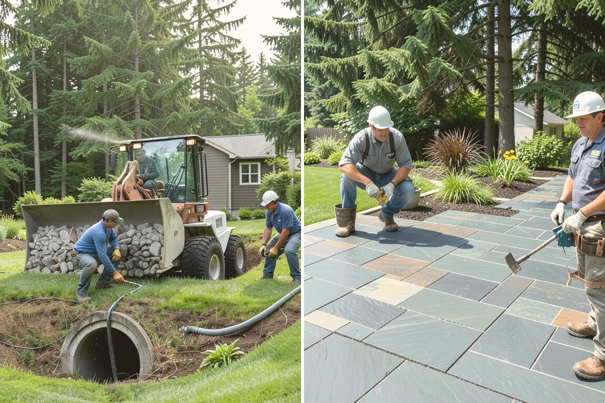 Playground Turf Installation in Kirkland, King County, WA - Excavate and prep the play area