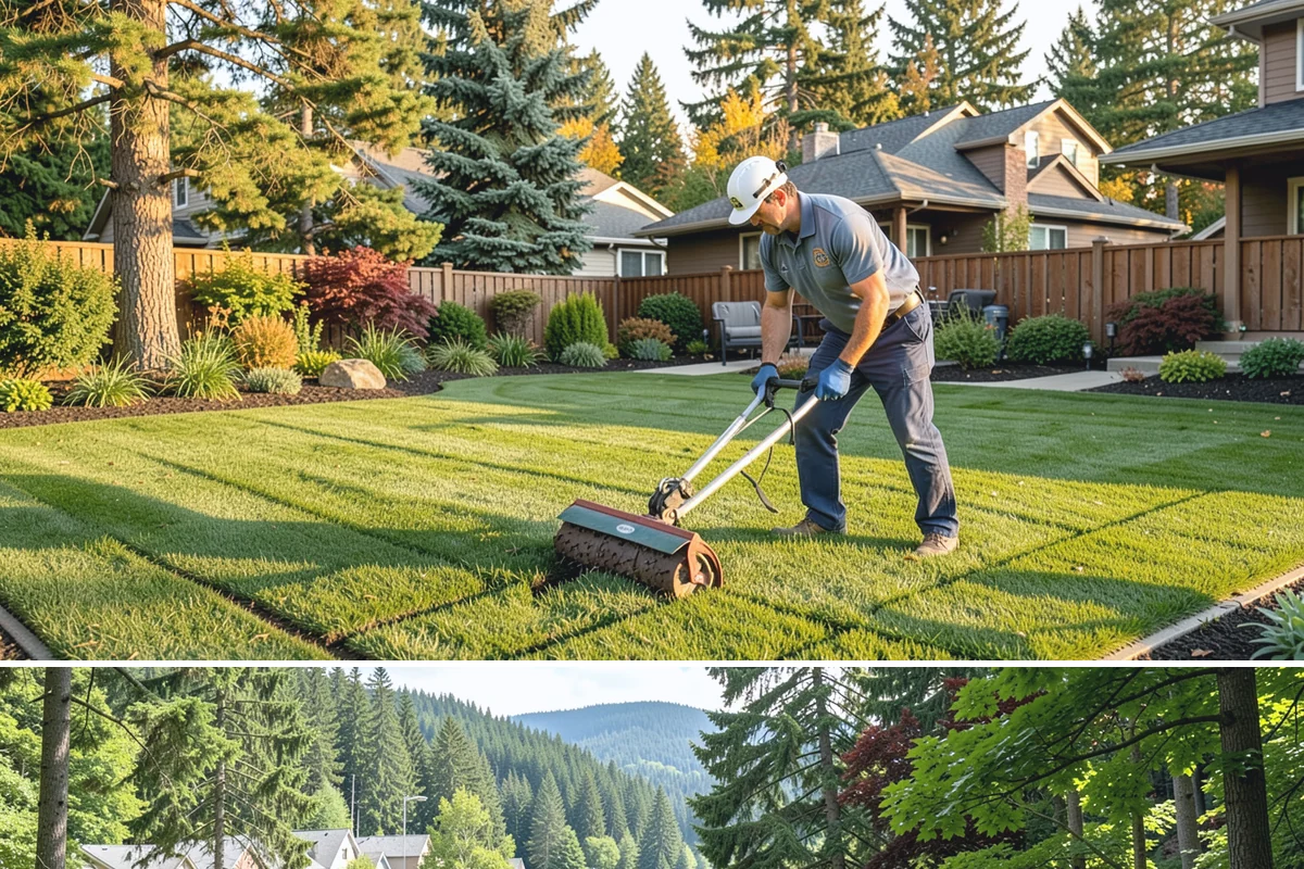 Playground Turf Installation in Lake Forest Park, King County, WA - Can be installed year-round.