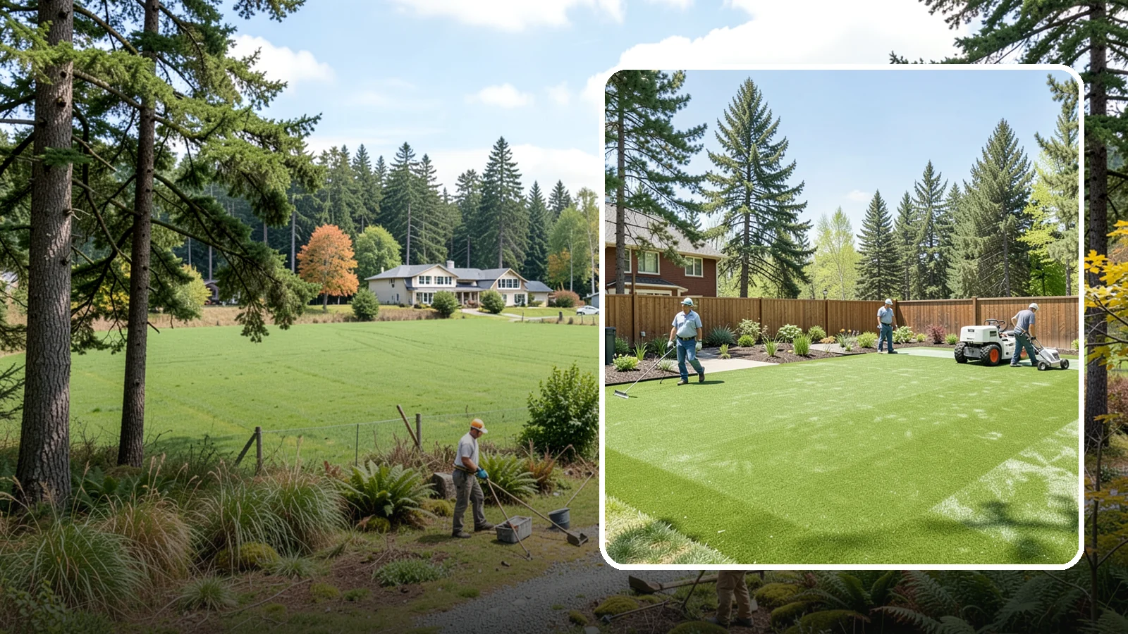 Playground Turf Installation in Lyman, Skagit County, WA - Safe, cushioned playground turf with impact padding for a soft, clean, all-weather play surface.