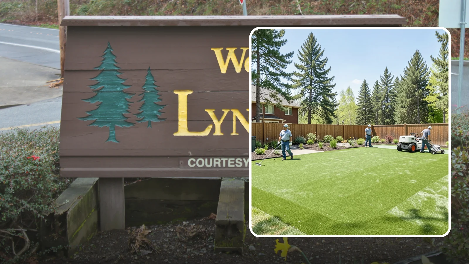 Playground Turf Installation in Lynnwood, Snohomish County, WA - Safe, cushioned playground turf with impact padding for a soft, clean, all-weather play surface.