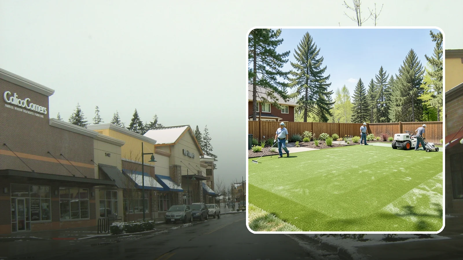Playground Turf Installation in Mill Creek, Snohomish County, WA - Safe, cushioned playground turf with impact padding for a soft, clean, all-weather play surface.
