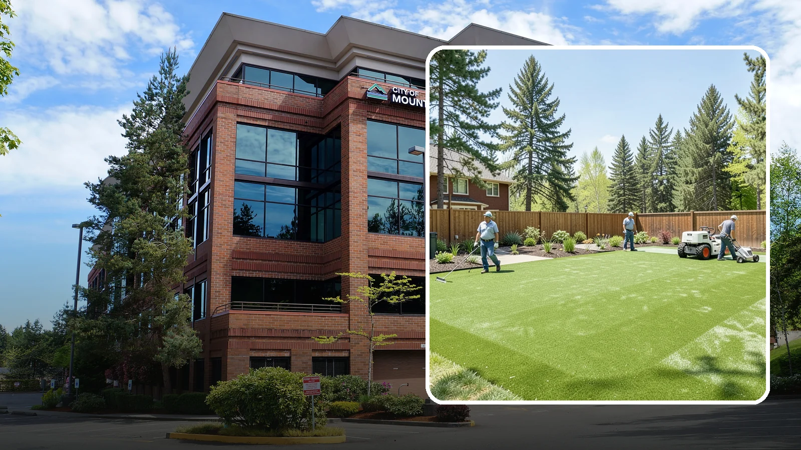 Playground Turf Installation in Mountlake Terrace, Snohomish County, WA - Safe, cushioned playground turf with impact padding for a soft, clean, all-weather play surface.