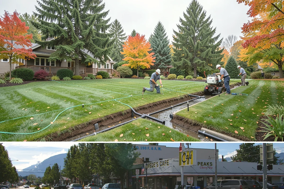 Playground Turf Installation in North Bend, King County, WA - Can be installed year-round.