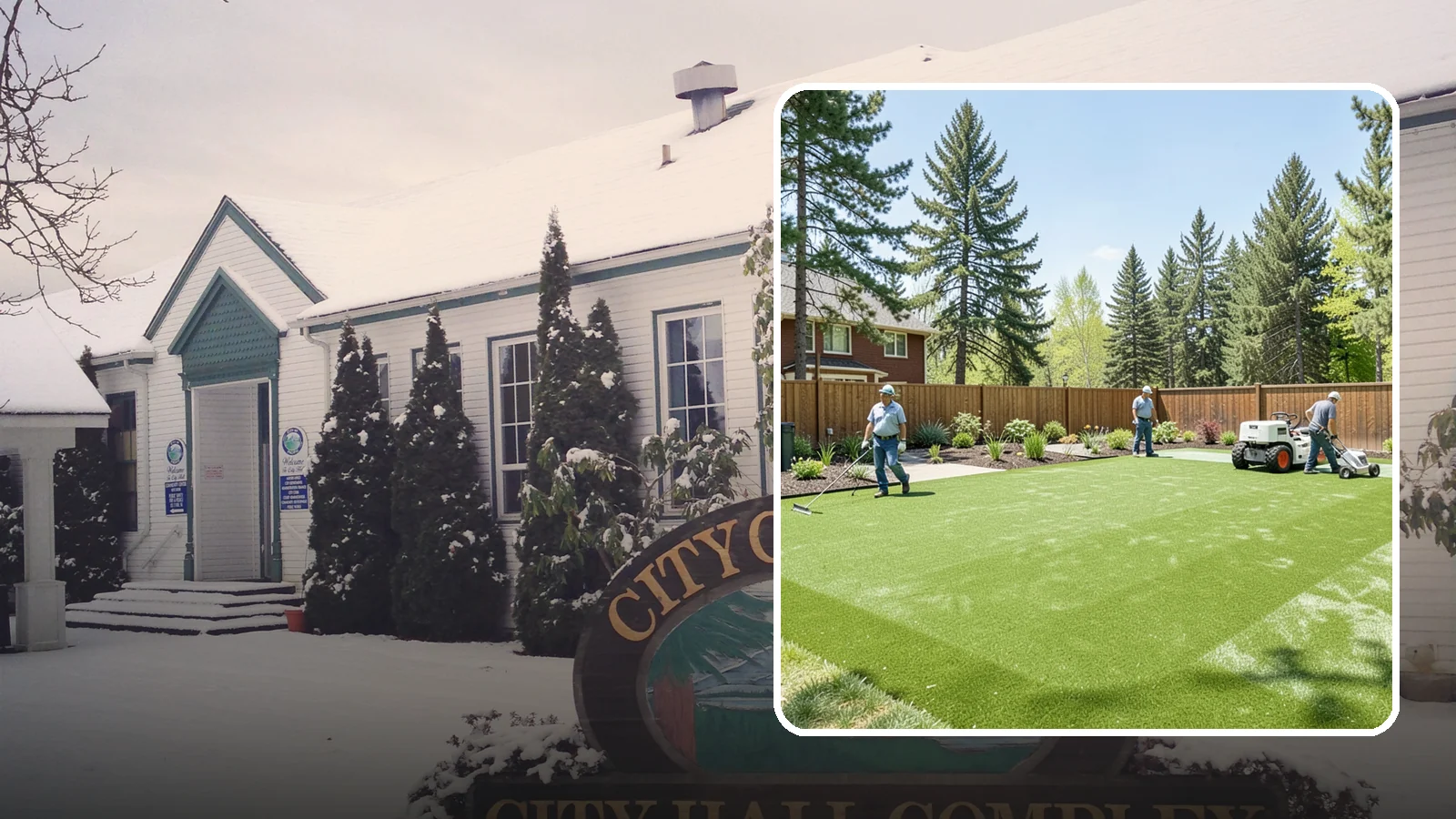 Playground Turf Installation in Pacific, King County, WA - Safe, cushioned playground turf with impact padding for a soft, clean, all-weather play surface.